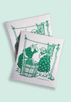 Sponge cloth (washing board)