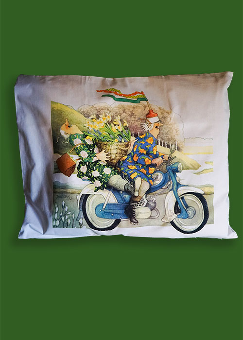 Pillow case, print number 34