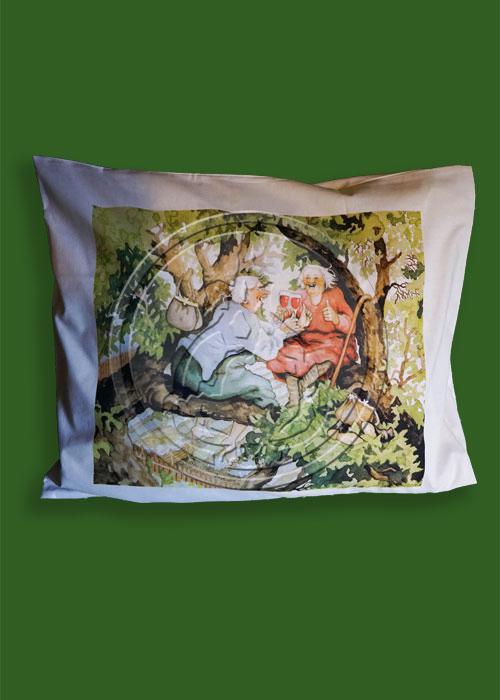 Pillow case, print number 8