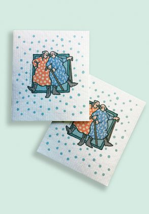 Sponge cloth (dots)