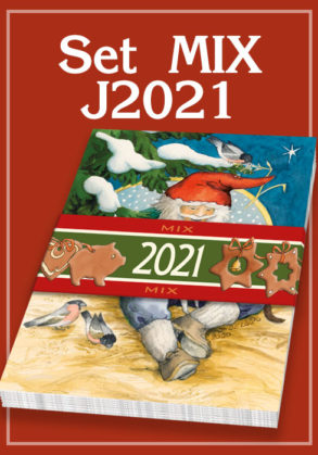 Set Mix J 2021 (16 cards) - unsigned cards