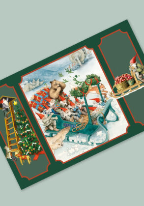 Christmas poster (sled)