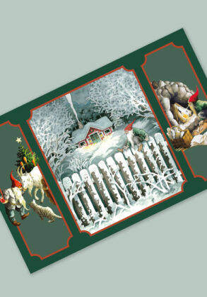 Christmas poster (fence)