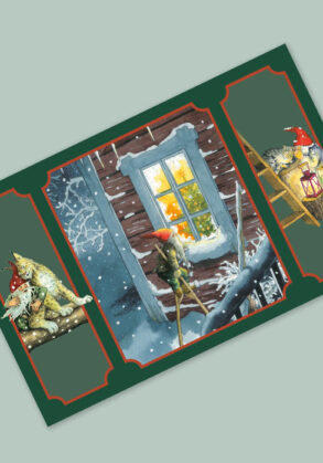 Christmas poster (stilts)