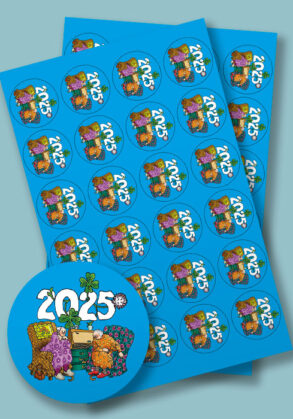 Stickers, year 2025