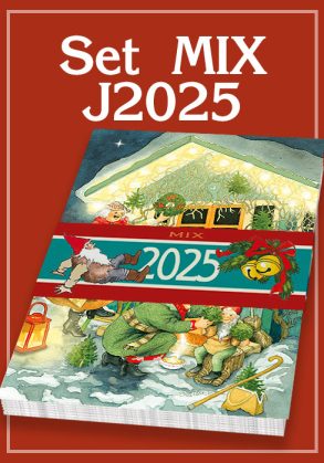 Set Mix J 2025 (16 cards) - unsigned cards