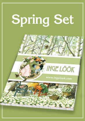 Spring set (10 cards) - unsigned cards
