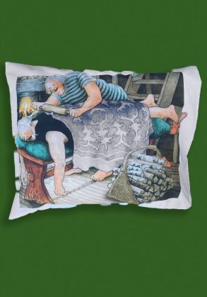Pillow case, print number 69